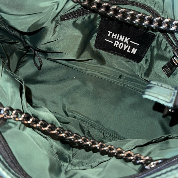 Think Royin Genevieve Lady Shoulder Bag Pearl Emerald Bag - Picture 8 of 9